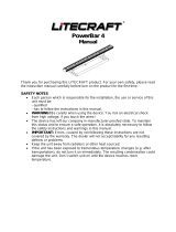 Litecraft PowerBar 4 User manual