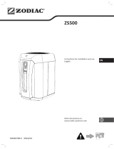 Zodiac ZS500 Instructions For Installation And Use Manual