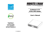 Minuteman Endeavor ED1000RTXL2U User manual