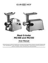 Eurochef MG500 User manual