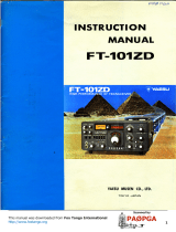 YAESU FT-101ZD User manual