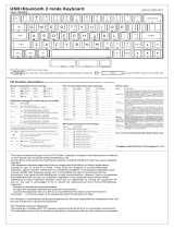 SKYLOONG SK64S USB Bluetooth 2 Mode Keyboard Operating instructions