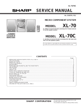 Sharp XL-70C User manual