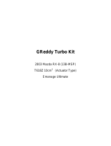 GReddy Turbo Kit Emanage Ultimate User manual