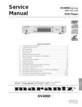 Marantz DV4000/F1N User manual