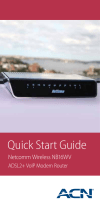 ACN Mobile Wi-Fi Quick start guide