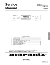 Marantz ST6000 User manual