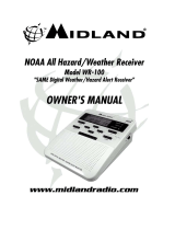 Midland WR-100 Owner's manual