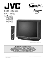 JVC AV-27D800 User manual