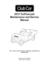 Club Car Carryall 6 G/E User manual