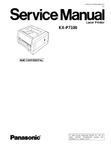 Panasonic KX-P7100 User manual