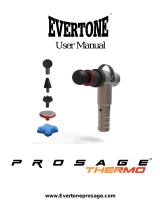 Evertone Prosage Thermo Percussion Massager User manual