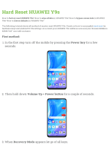 Huawei Y9s User manual