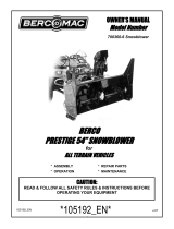 Bercomac 700360-6 Owner's manual