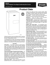 Bryant 4-WAY MULTIPOISE TWO-STAGE CONDENSING GAS FURNACE 352AAV Product information