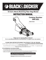 Black & Decker MM1800 User manual