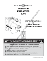 U.S. Products COBRA-H Operating Instructions Manual