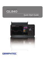 GRAPHTEC GL840 Quick Start Up Manual