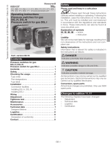 Honeywell Krom Schroder DG H Series Operating Instructions Manual