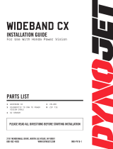 Dynojet WIDEBAND CX Installation guide
