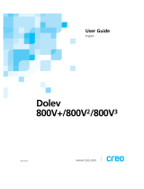 Creo Dolev 800V+ User manual