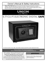 Union Safe Company Item 62978-UPC 193175473530 Owner's manual