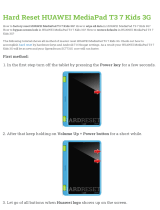 Huawei MediaPad T3 7 Kids 3G User manual