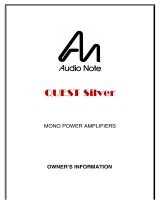 Audio Note Quest Silver User manual