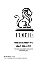 Forte  FGR304BSS  Owner's manual