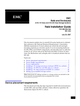 EMC CX3-20 Field Installation Manual
