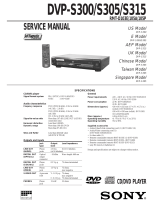 Sony DVP-S300 User manual