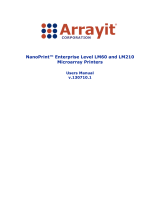 Arrayit NanoPrint LM60 User manual
