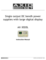 AXIOMET AX-3020L User manual