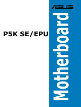 Asus P5K SE/EPU User manual