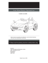 Ride On Cars A228 User manual