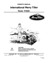 Merry Tiller IT950IC Owner's manual