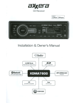 Axxera XDMA7800 Installation & Owner's Manual
