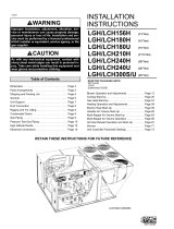 Lennox LGH/LCH156-300 C Box Installation guide