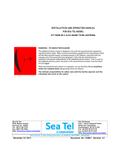 Sea Tel 9711QOR-86 Operating instructions