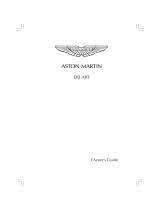 Aston Martin DB AR1 Owner's manual