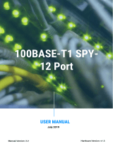 Technica 100BASE-T1 SPY-12 Port User manual