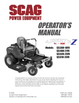 Scag Power Equipment SZL36H-18FR User manual