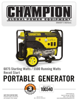 Champion Power Equipment 100340 User manual