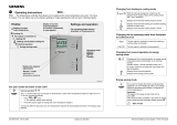 Siemens RDX42 Owner's manual
