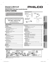 Philco CDV210HH8A User manual