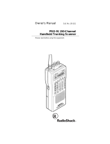 Radio Shack 20-521 User manual