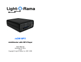 Light O Rama mDM-MP3 User manual