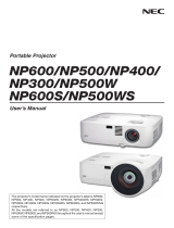 NEC NP400 User manual