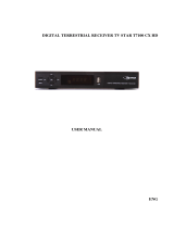 TV STAR T7100 CX HD User manual