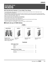 Omron H3DS Series User manual